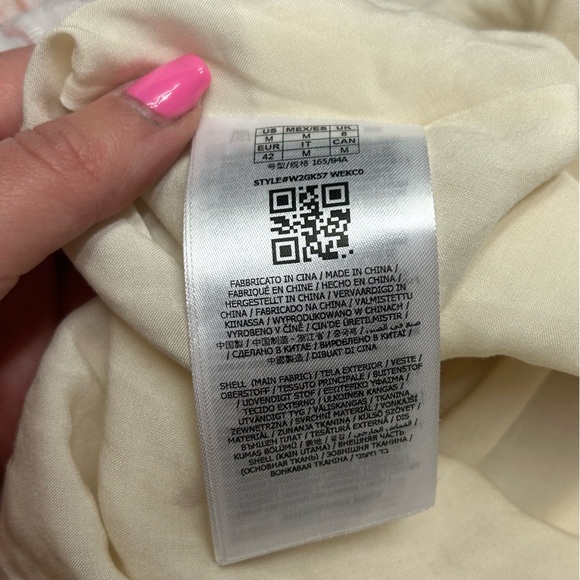 Guess Floral Green and Pink Susanna Midi Dress Size M - Picture 14 of 15